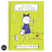 Personalised Purple Ronnie A5 Teacher Notebook Extra Image 1 Preview